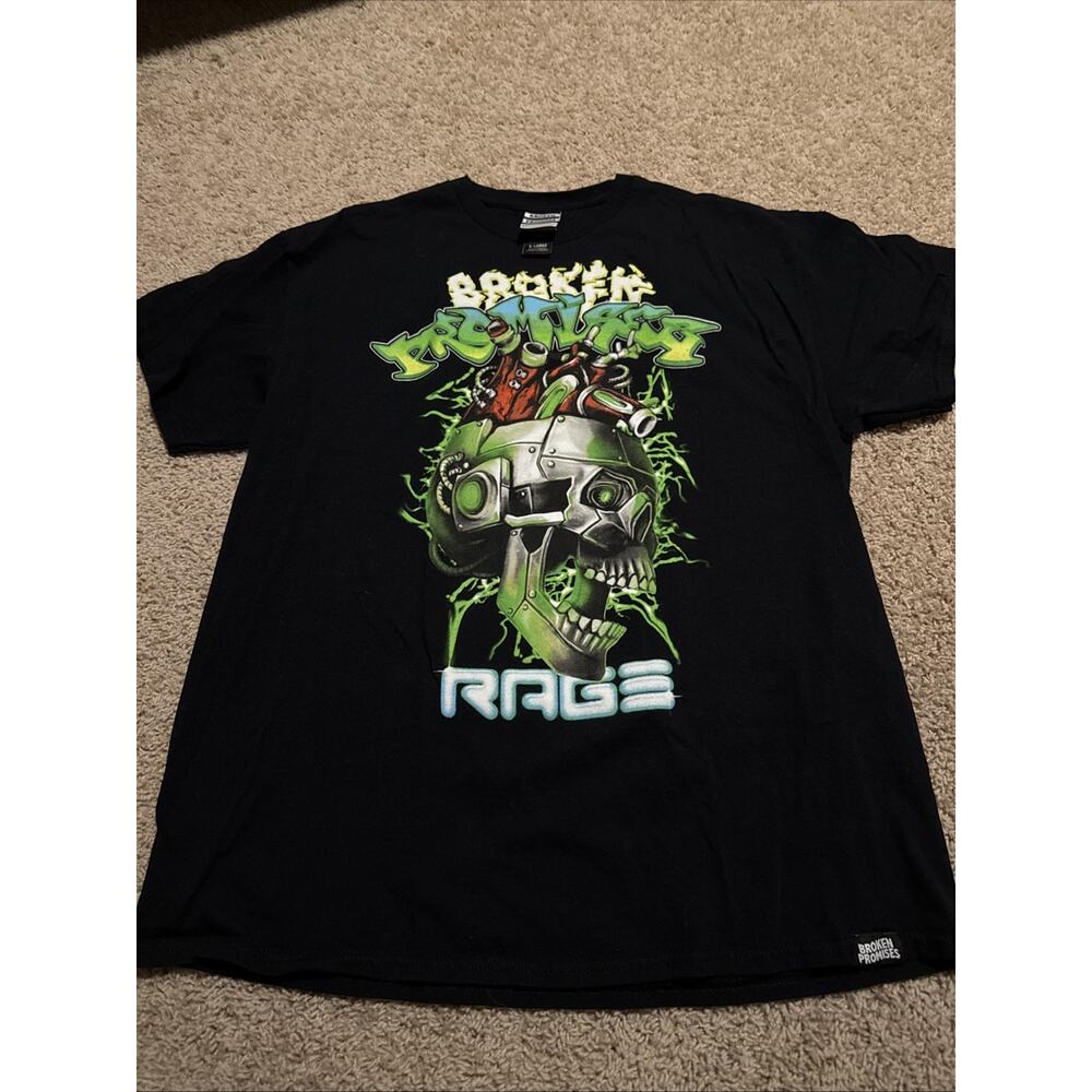Broken Promises Shirt Men's X-Large Short Sleeve Cotton Graphic